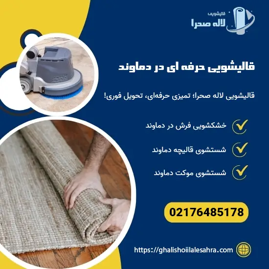 قالیشویی با دستگاه اتوماتیک دماوند