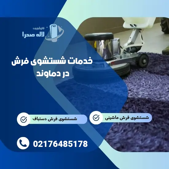 خدمات شستشوی فرش در دماوند
