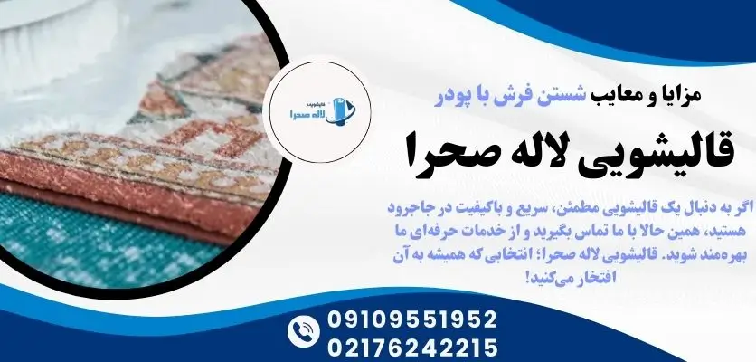 مزایا و معایب شستن فرش با پودر